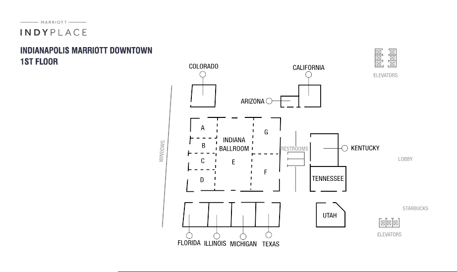 Indianapolis Marriott Downtown First Floor