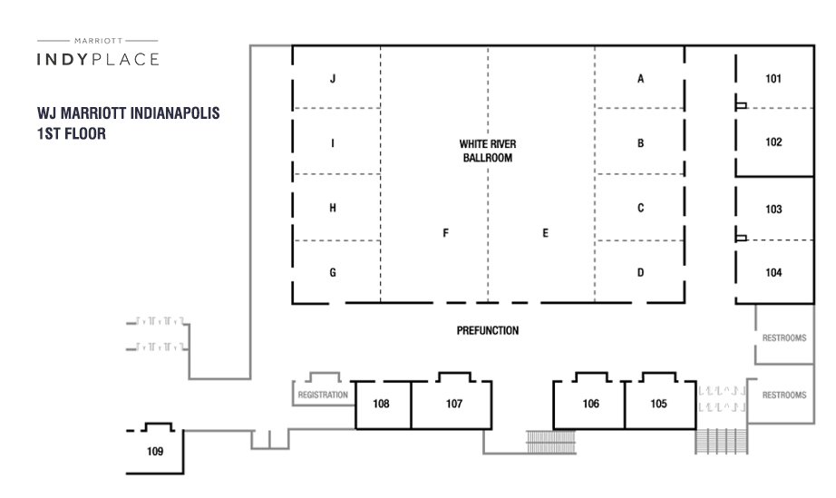 JW Marriott Indianapolis First Floor