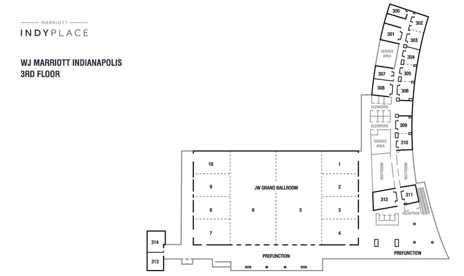 Mile Square Indianapolis Event Venue Floor Plans