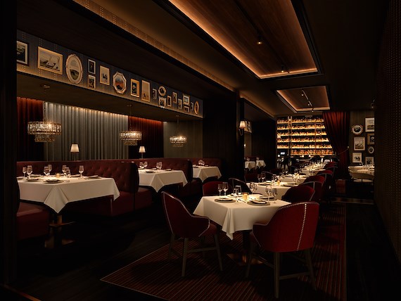 Dean's Steak & Seafood Banquette Rendering