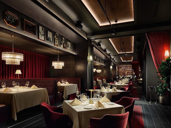 Dean's Steak & Seafood Banquette Rendering